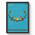 Stampa artistica ispirata a Three Little Birds - Bob Marley & The Wailers | 1977 - Quadrisonanti