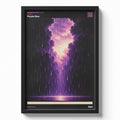 Stampa artistica ispirata a Purple Rain - Prince | 1984 - Quadrisonanti