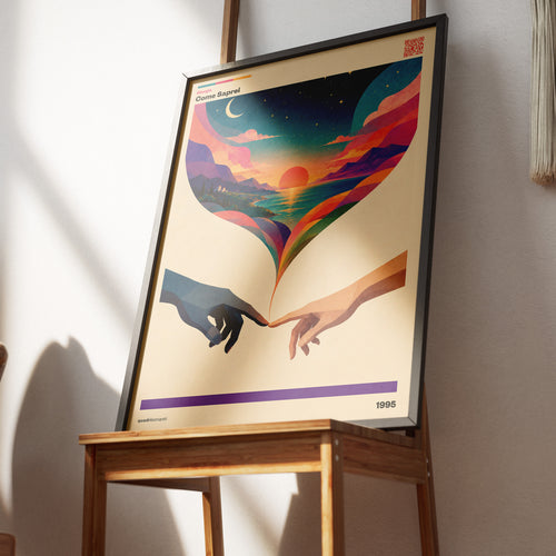 Stampa artistica ispirata a Come Saprei - Giorgia | 1995 - Quadrisonanti