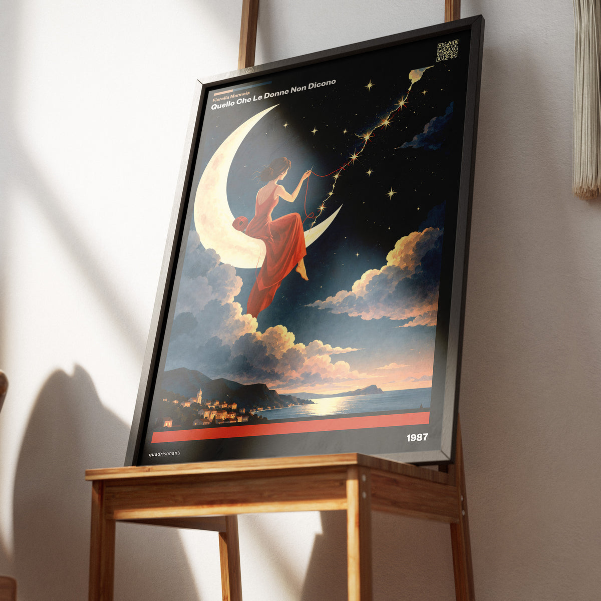 Stampa artistica ispirata a Quello Che Le Donne Non Dicono - Fiorella Mannoia | 1987 - Quadrisonanti