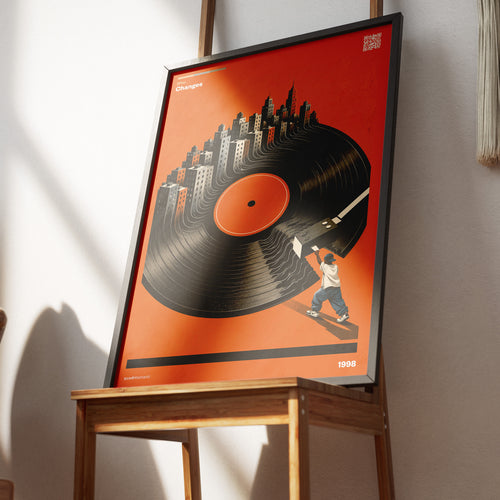Stampa artistica ispirata a Changes - 2Pac | 1998 - Quadrisonanti