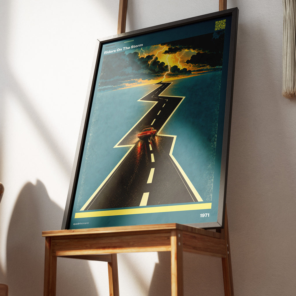 Stampa artistica ispirata a Riders On The Storm - The Doors | 1971 - Quadrisonanti