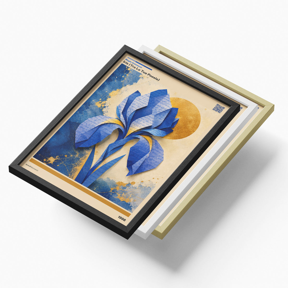 Stampa artistica ispirata a Iris (Tra Le Tue Poesie) - Biagio Antonacci | 1998 - Quadrisonanti