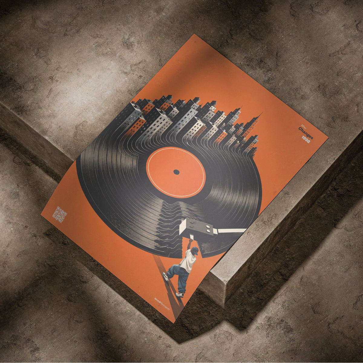 Stampa artistica ispirata a Changes - 2Pac | 1998 - Quadrisonanti