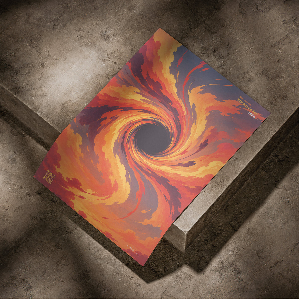 Stampa artistica ispirata a Black Hole Sun - Soundgarden | 1994 - Quadrisonanti